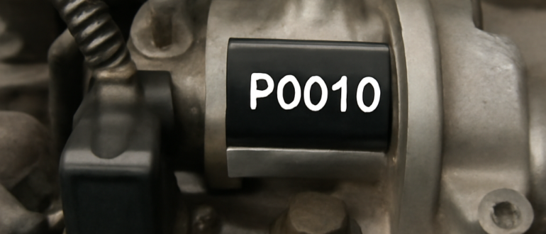 Ошибка P0010 — цепь привода фазовращателя распредвала «A» (банк 1)